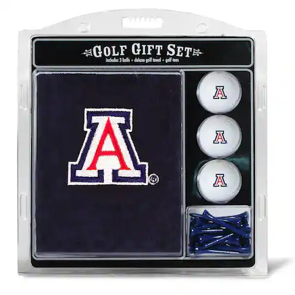 GOLF GIFT SET
includes 3 balls • deluxe golf towel • golf tees