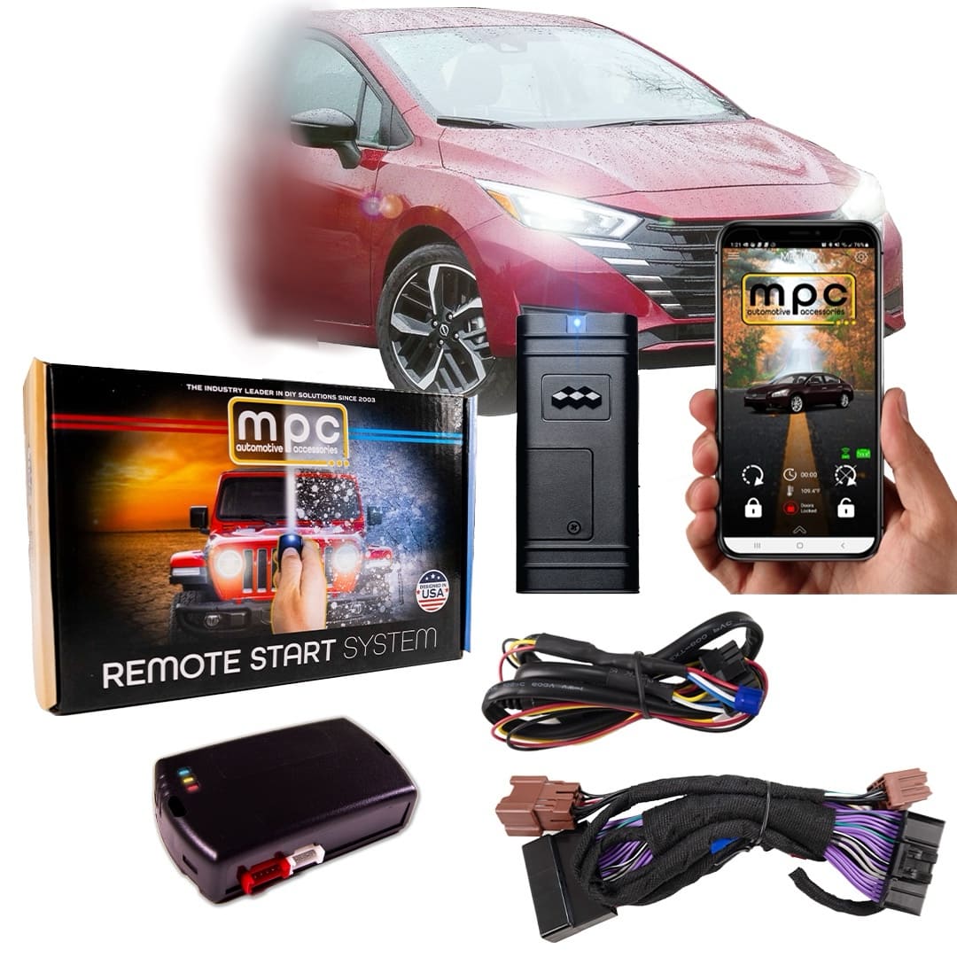 MPC - Smartphone Activated Remote Start Kit For 2020-2023 Versa Push-to-Start - Black