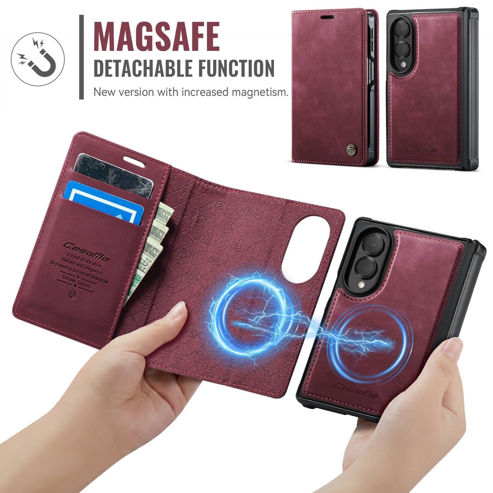MAGSAFE DETACHABLE FUNCTION  
New version with increased magnetism.  

Caselle  
Expressing Nature  
CaseMe  
A kind of lifestyle  
Expressing personal elegance  
Simple Luxury character