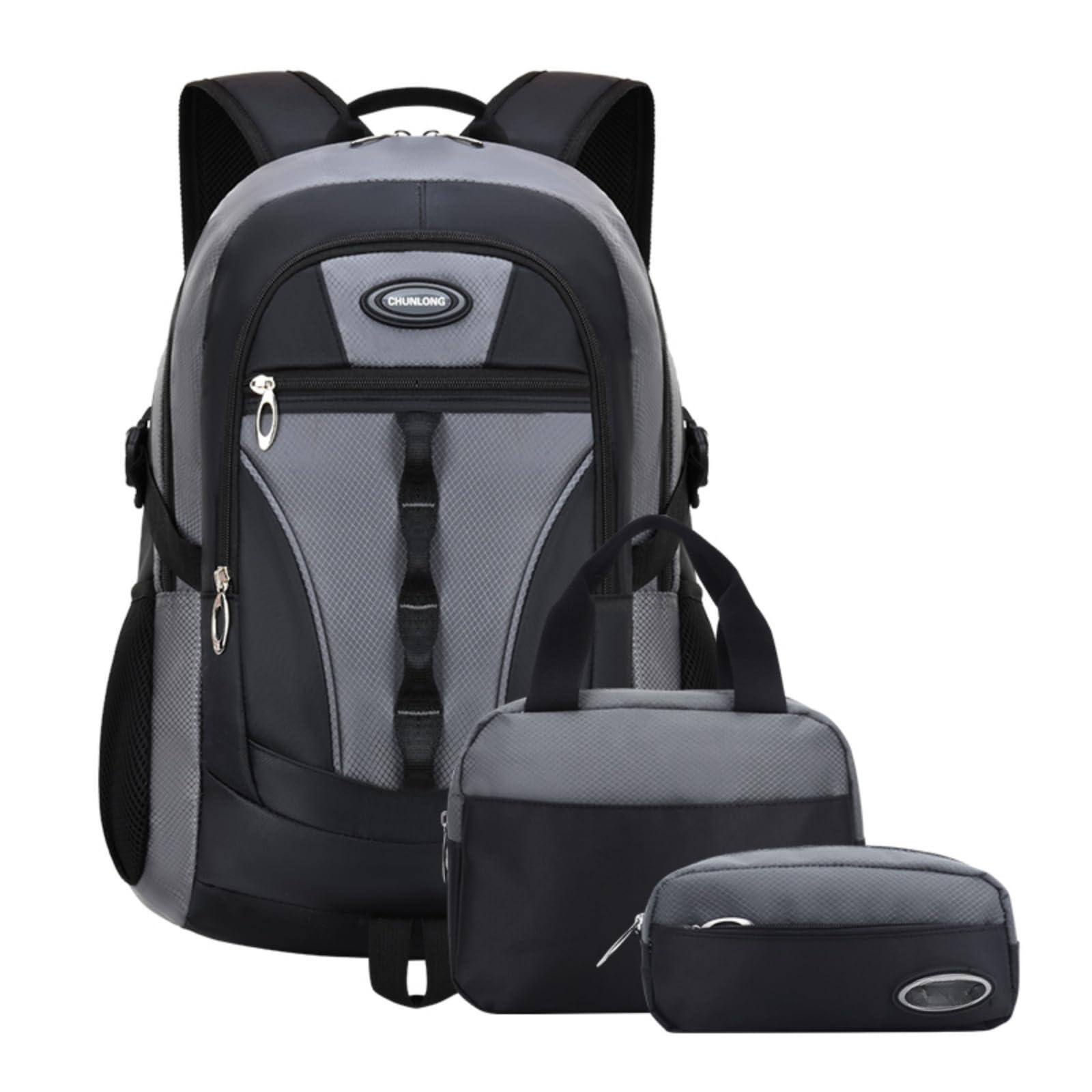 Cozy Serene Teen School Backpack Set Students Book Bags For With Lunch ...