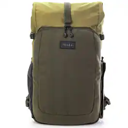 Tenba - Fulton V2 16L Backpack for Mirrorless or DSLR Camera with 5-7 Lenses and 16" Laptop, Tan/Olive