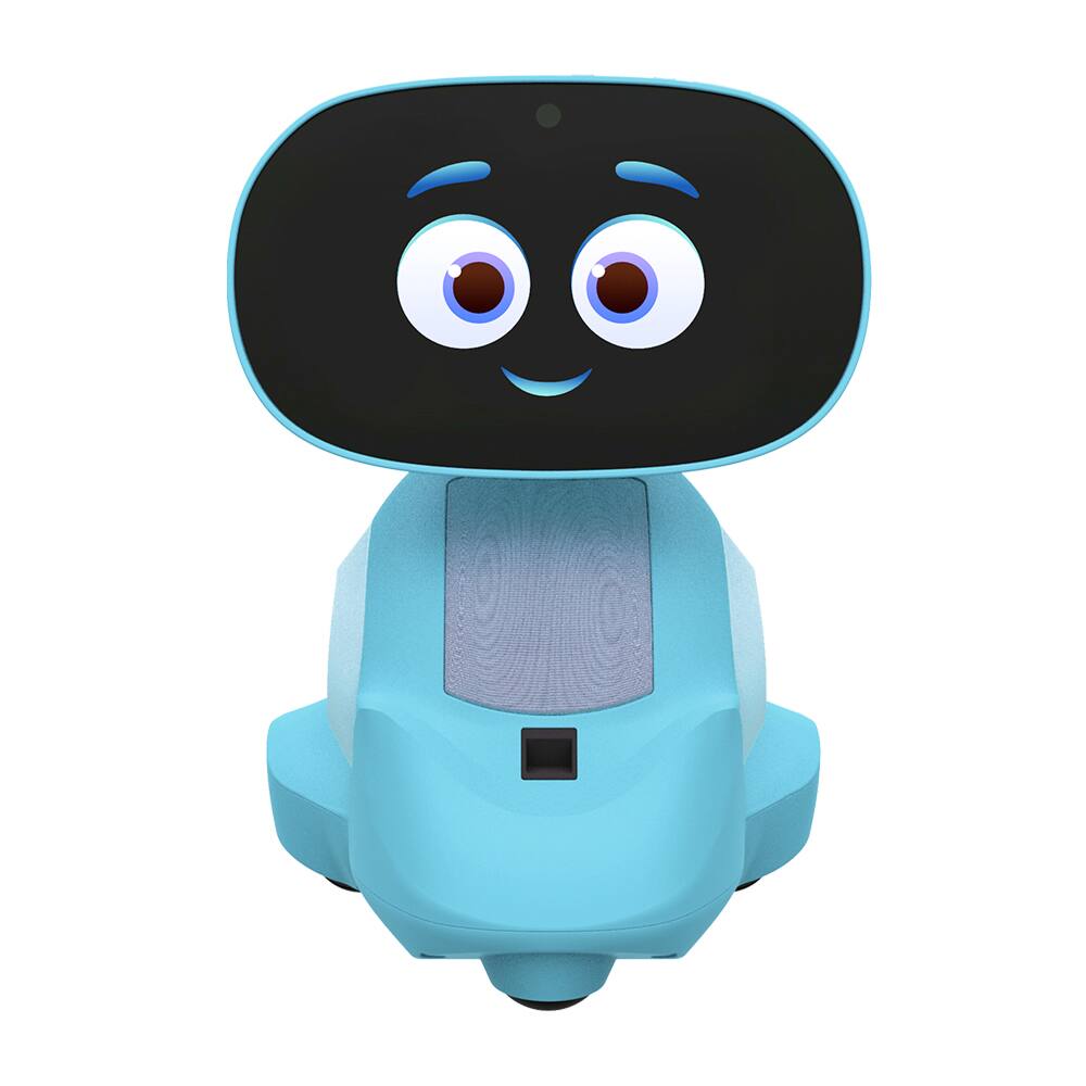 Front. Miko - Miko 3 AI Robot for Kids | STEAM Activities, Apps, Games & Stories | Smart Gift for Ages 5–10 | Blue - Pixie Blue.