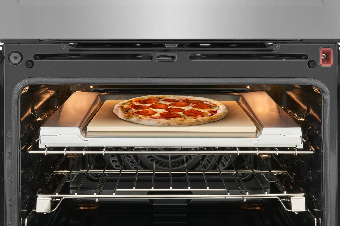 Alt View 10. Frigidaire - 30" Microwave Combination Wall Oven with Stone-Baked Pizza Mode - Stainless Steel.