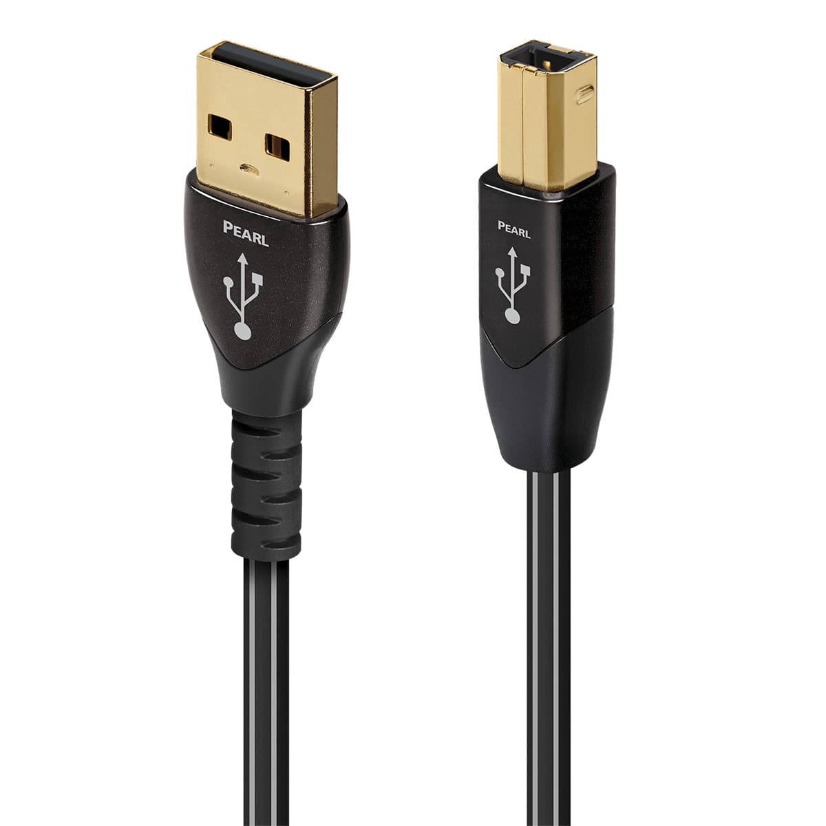AudioQuest - Pearl USB-A to USB-B Cable (0.75m) - Black