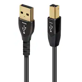 AudioQuest - Pearl USB-A to USB-B Cable (0.75m) - Black