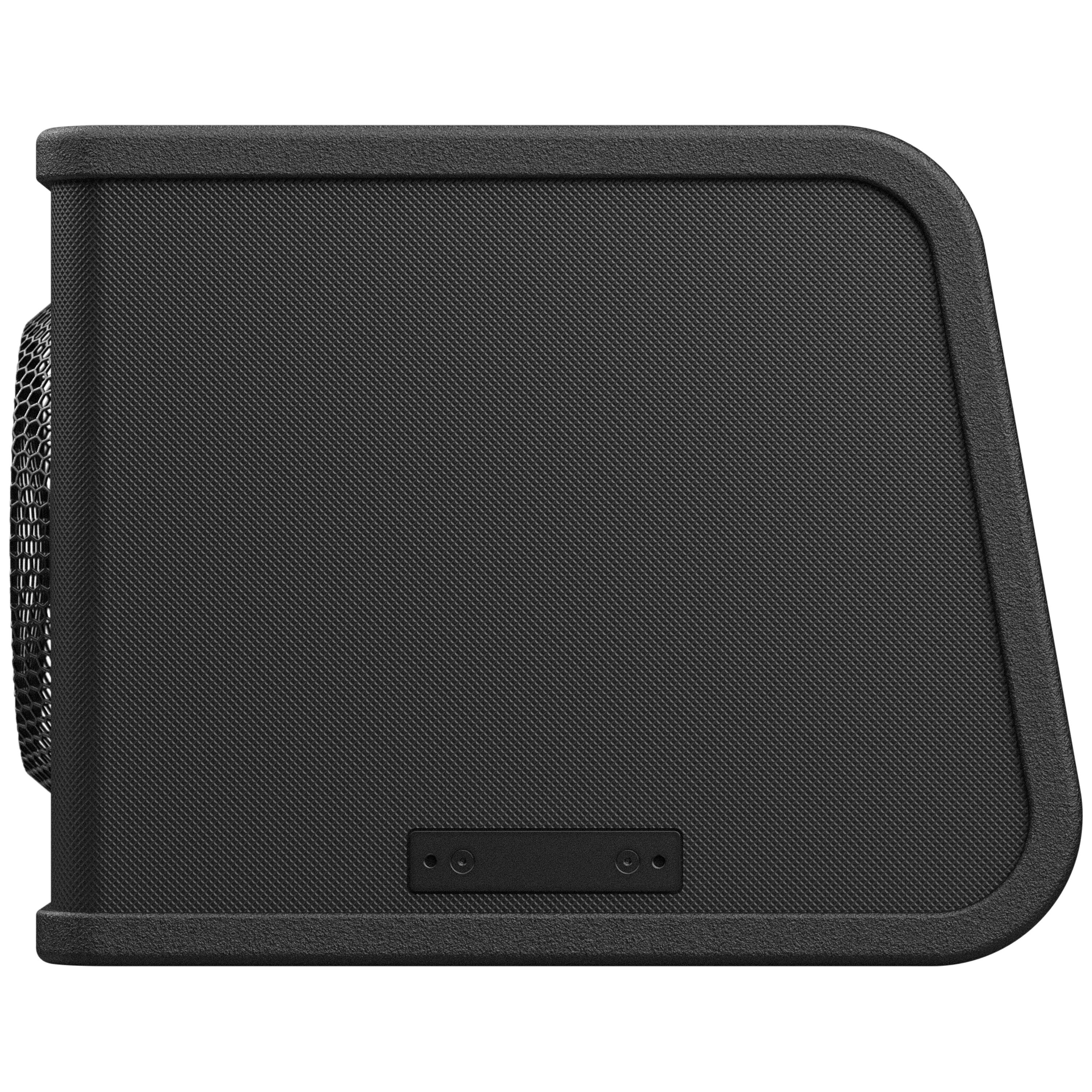 Alt View 19. AudioControl - Spike Series 8” Single-Voice-Coil 2-Ohm Loaded Vented Subwoofer Enclosure - Black.