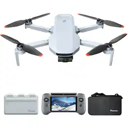 Potensic - ATOM 2 Fly More Combo Drone with Remote Controller PTD 1 - Gray