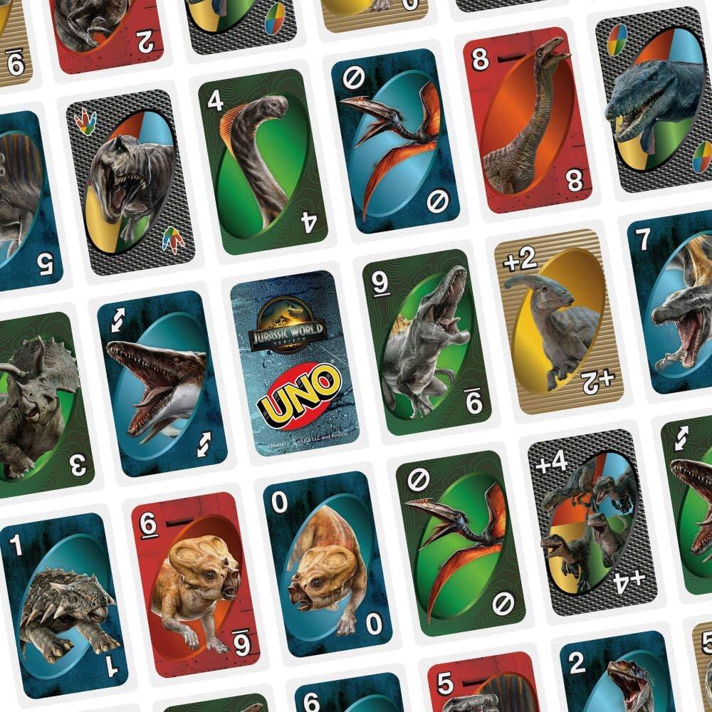 6 2 4 0 8 d 5 3 1 KY 1 6 K 8 0 4 7 +2 9 JURASSIC WORLD UNO +2 6 +4 0 +4 0 9 2 5 6 5