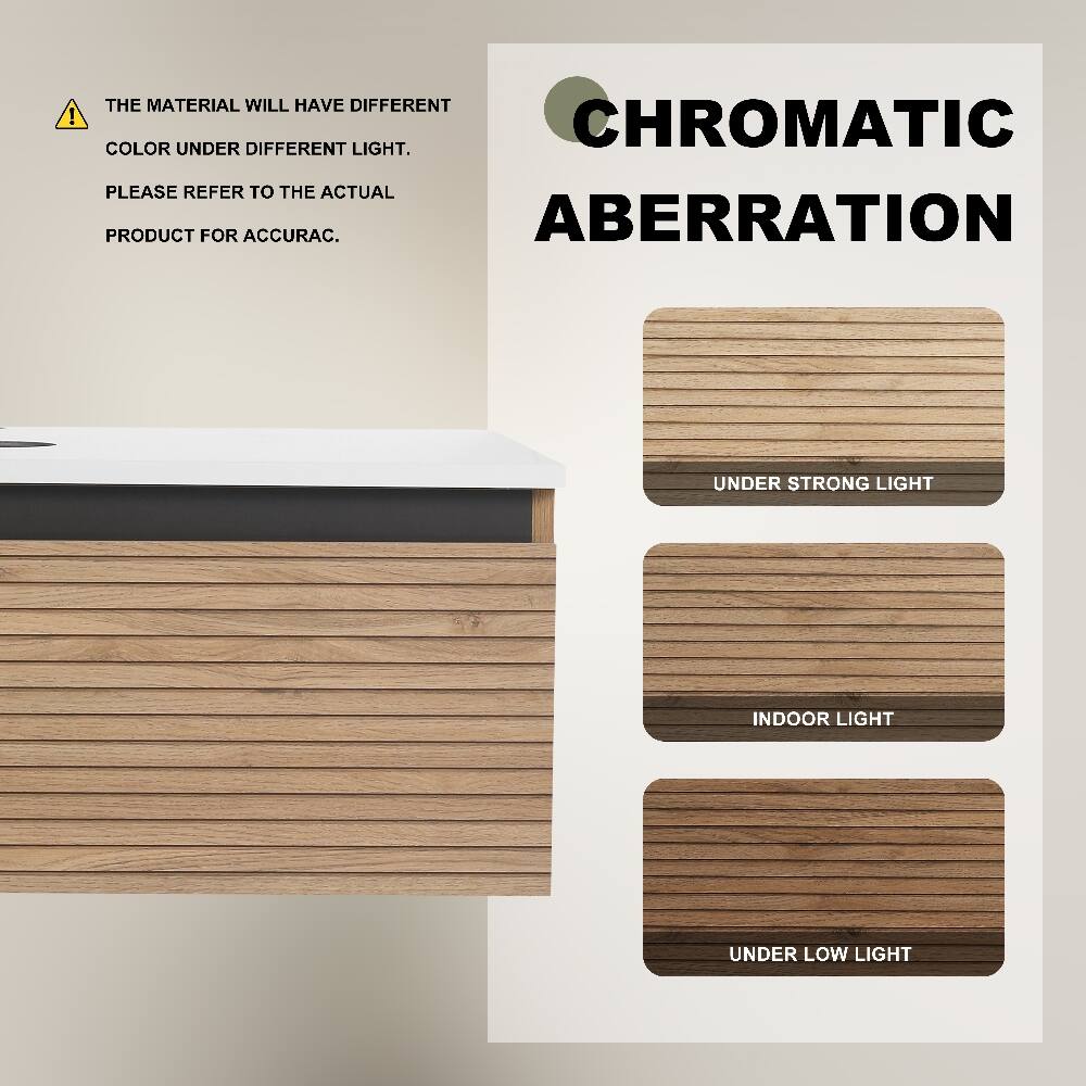THE MATERIAL WILL HAVE DIFFERENT CHROMATIC COLOR UNDER DIFFERENT LIGHT. PLEASE REFER TO THE ACTUAL PRODUCT FOR ACCURACY. ABERRATION

UNDER STRONG LIGHT
INDOOR LIGHT
UNDER LOW LIGHT