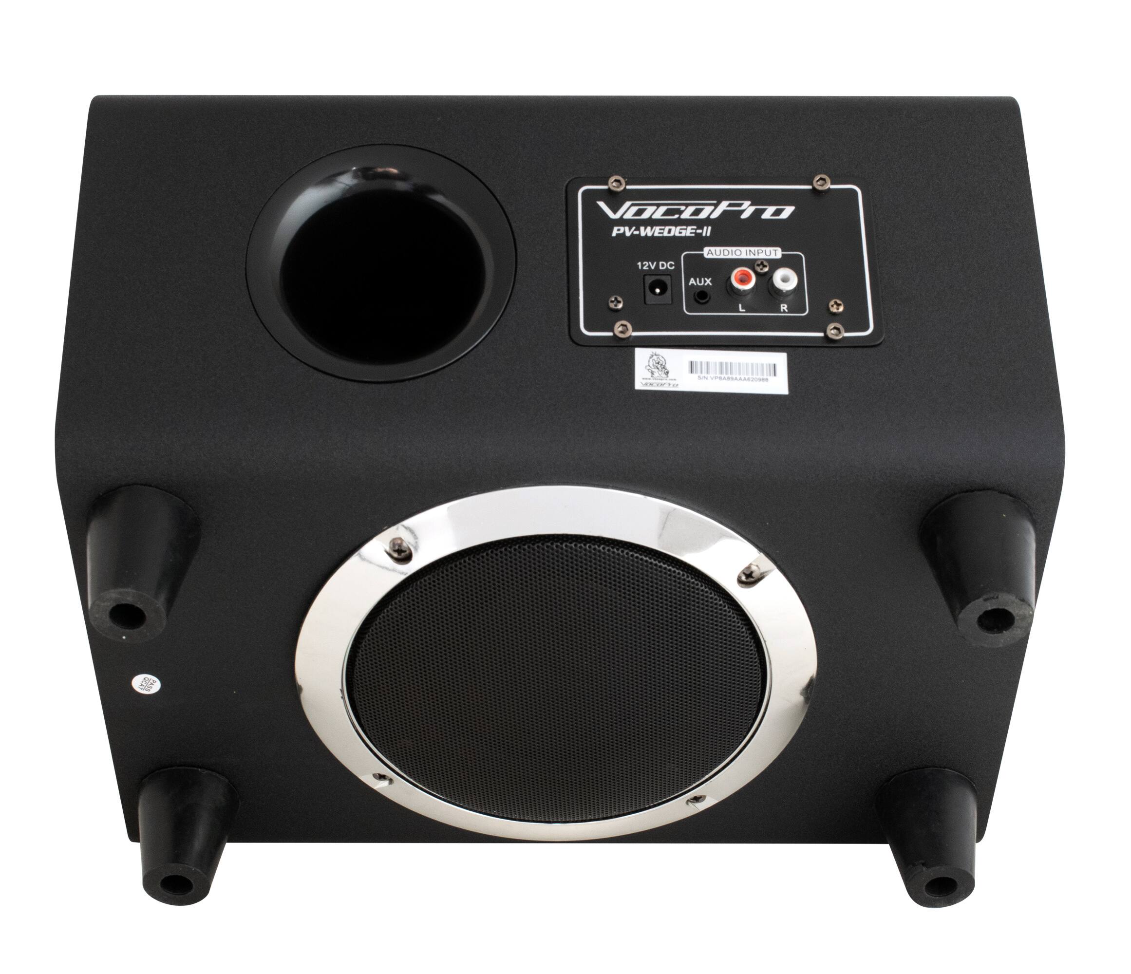 VOCOPro PV-WEDGE-II 12V DC AUDIO NPU AUX L R I.O - - - -