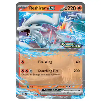 pokemon reshiram card ex Pokemon Card Japanese Reshiram ex 017/086 sv11W RR TCG