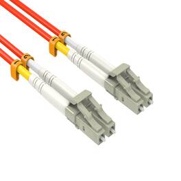 Sanoxy - 1m LC/LC Duplex 50/125 Multimode OM2 Fiber Optic Cable - Multi