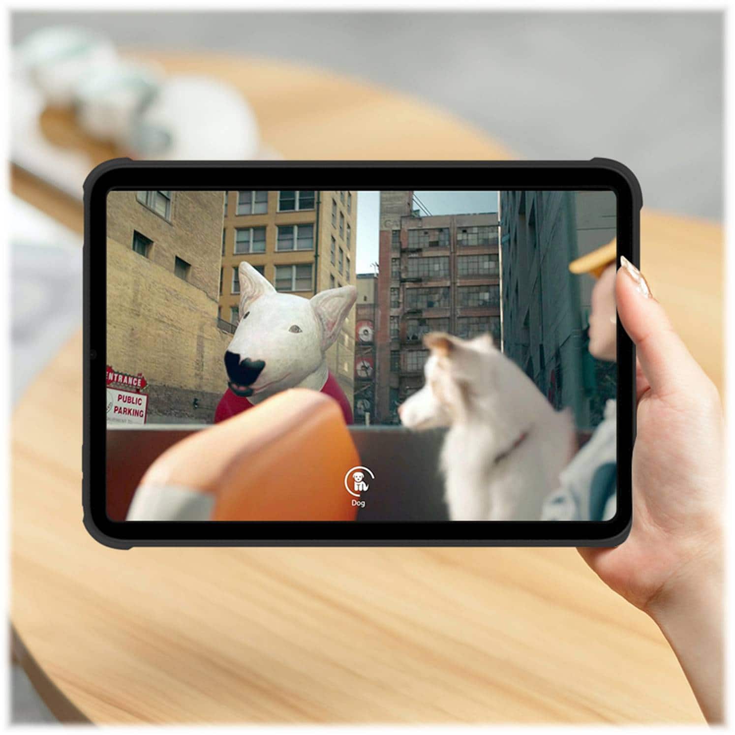 Alt View 15. SaharaCase - Hybrid-Flex Series Case for Apple iPad mini (A17 Pro) and Apple iPad mini (6th Generation 2021) - Clear Black.