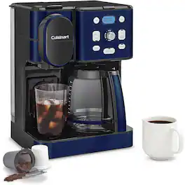 Cuisinart - 12 Cup 2-in-1 Coffee Center Coffeemaker SS-16NVP1 - Navy Blue