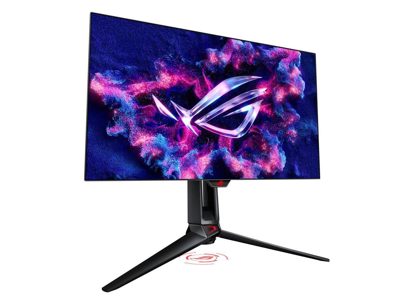 Alt View 2. ASUS - ASUS ROG Swift 27" QHD 2K 480Hz OLED Gaming Monitor with FreeSync, G-SYNC, HDR400, 0.03ms, Adjustable Stand - Black.