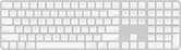 Magic Keyboard with Touch ID and Numeric Keypad for Mac models with Apple silicon (USB-C) - White Keys