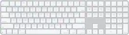 Magic Keyboard with Touch ID and Numeric Keypad for Mac models with Apple silicon (USB-C) - White Keys