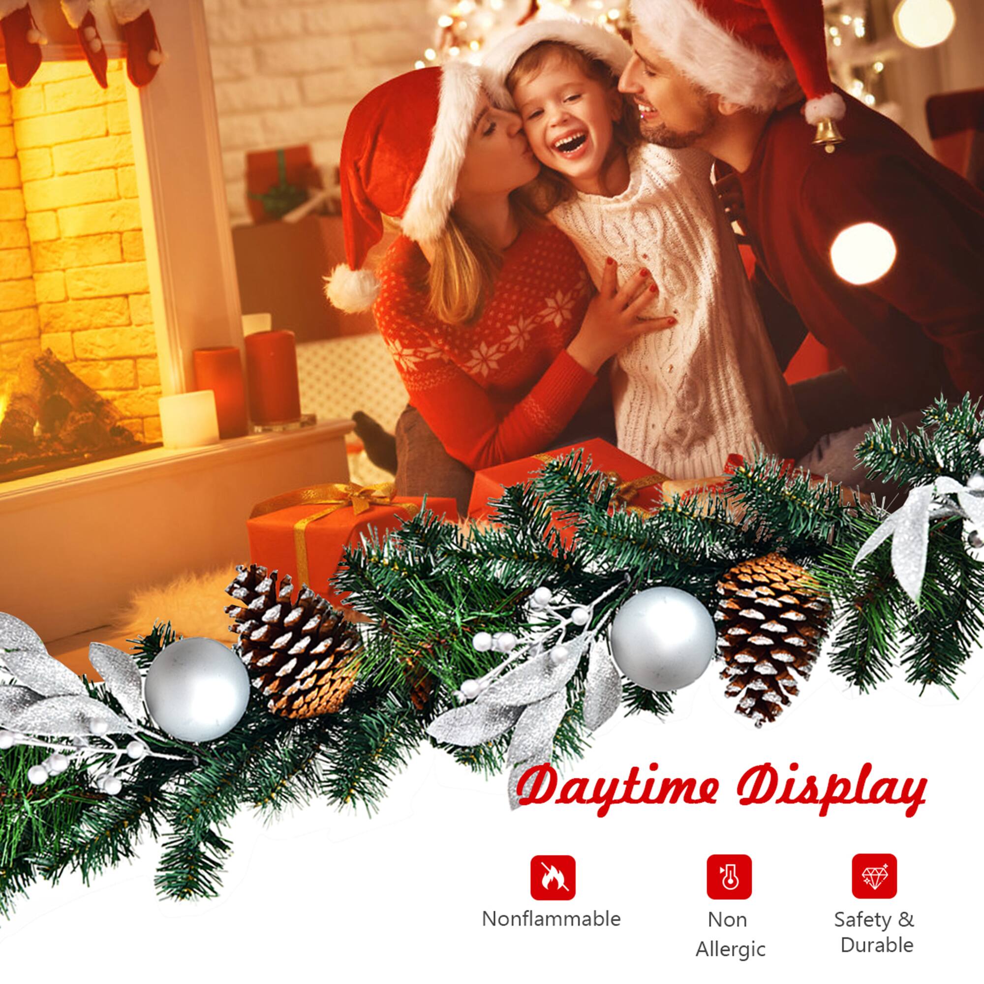 Daytime Display

- Nonflammable
- Non Allergic
- Safety & Durable