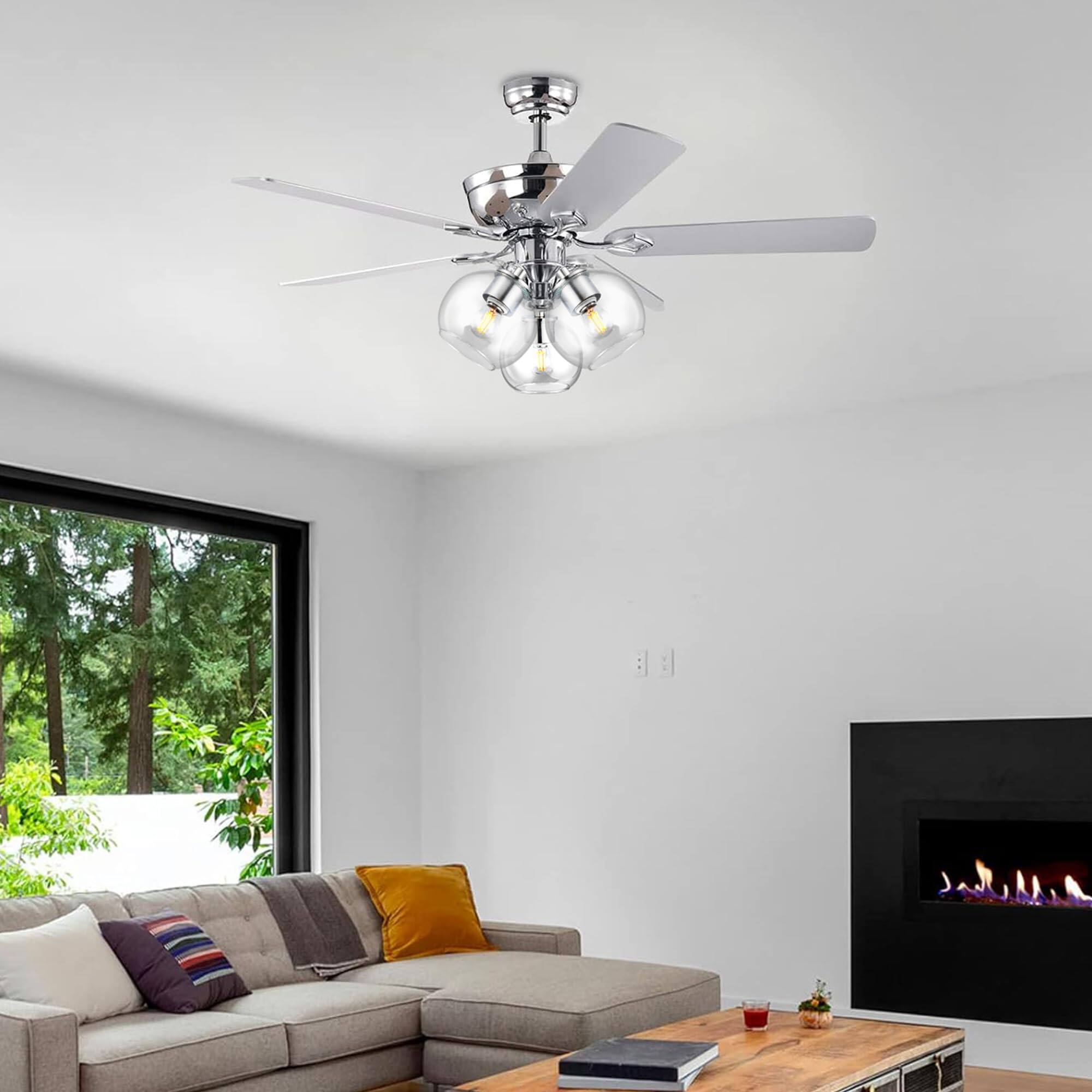 Alt View 4. Comfort Essence - Pack Clear Glass Shade Replacements Globe Lamp Covers For Light Fixtures Inch Fitter Globes Lampshades Wall - White 2-PACK.