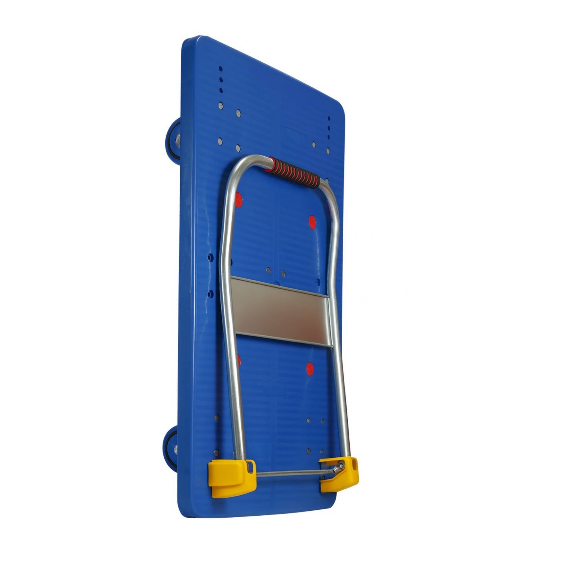 Alt View 2. Boyel Living - Blue Folding Heavy Duty Flatbed Cart 1320 lbs Capacity Moving Platform Truck - Blue.