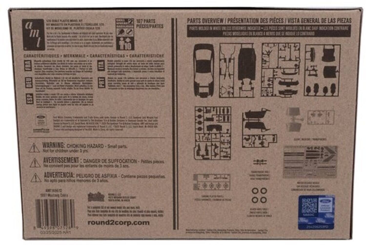 2 107 PARTS a i PIECES/PARTES M m I T10 CARACTERISTIQUES MERKMALE CARACTERISTICA CARATTERISTICHE FRA ITA DEU PRT ESP PARTS OVERVIEW / PRÉSENTATION DES PIÈCES / VISTA GENERAL DE LAS PIEZAS PORTS LES PIÈCES EN SALF CONTRAIME PIRAS Is I S

WARNING: CHOKING HAZARD Small parts Not for children under 3 s  
AVERTISSEMENT : DANGER DE SUFFOCATION Petites pièces ! Ne pas pour les enfants de moins de 3 ans  
ADVERTENCIA: PELIGRO DE ASFIXIA - Contiene piezas pequeñas. No apto para menores de 3 años

round2corp.com

8 93E 07528 03/25/2025

ARI sAeoc

---

CARACTERISTIQUES - MERKMALE - CARACTERISTICA - CARATTERISTICHE

FR  
ITA  
DEU  
PRT  
ESP

---

PARTS OVERVIEW / PRÉSENTATION DES PIÈCES / VISTA GENERAL DE