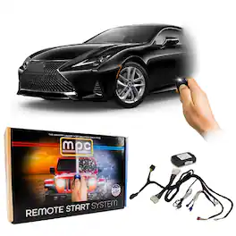 MPC - Plug-n-Play OEM Remote Activated Remote Start Kit For 2016-2024 Lexus RC300 - Black