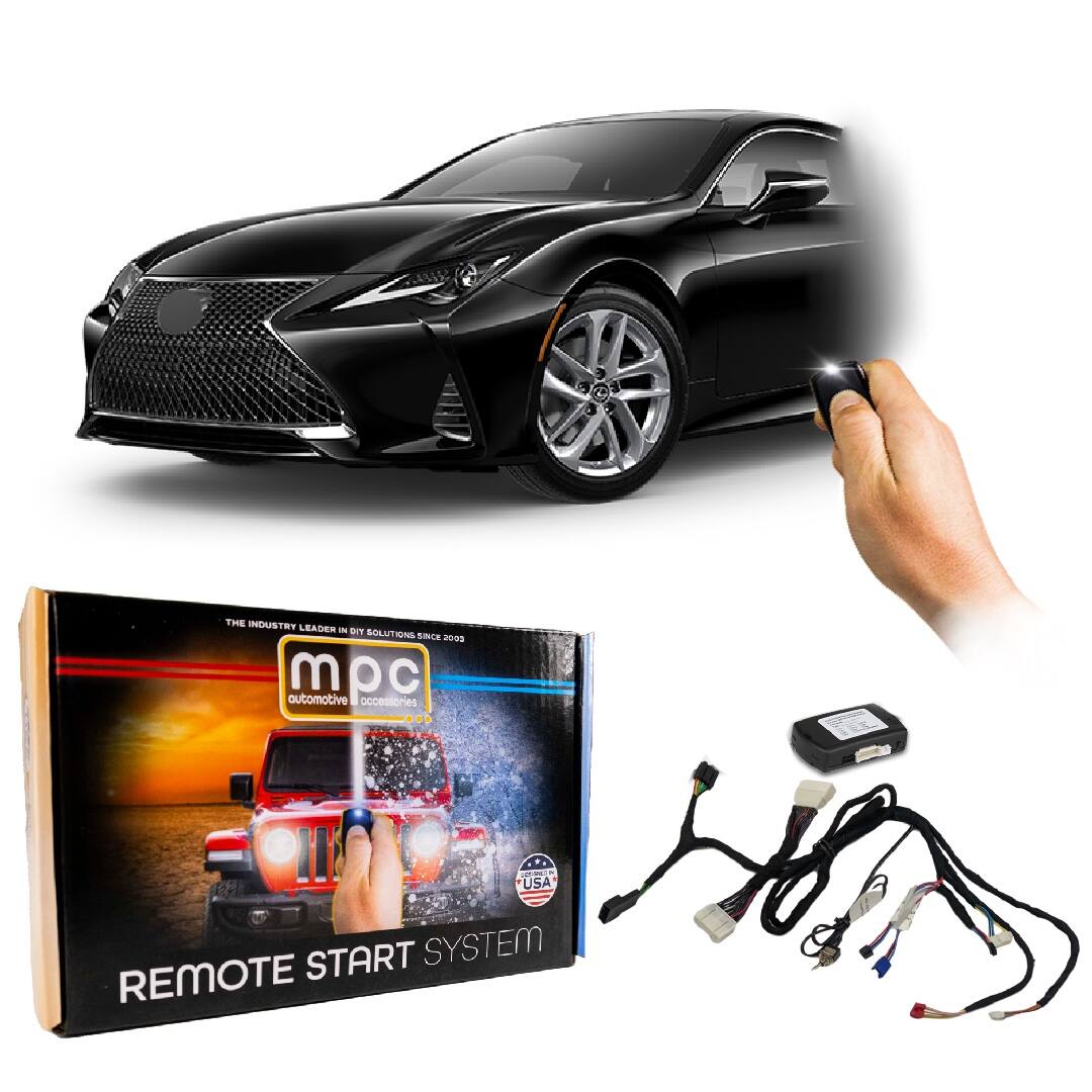 MPC - Plug-n-Play OEM Remote Activated Remote Start Kit For 2016-2024 Lexus RC300 - Black