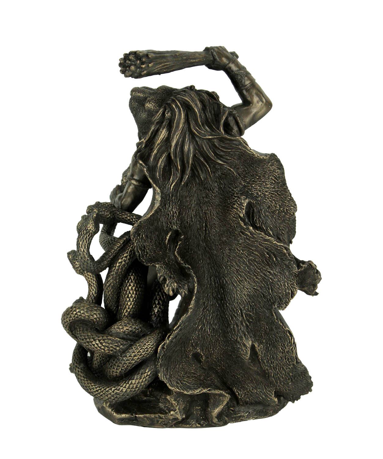 Alt View 2. Veronese Design - Bronze Finish Hercules Second Labor Slaying of Hydra Statue - Bronze.