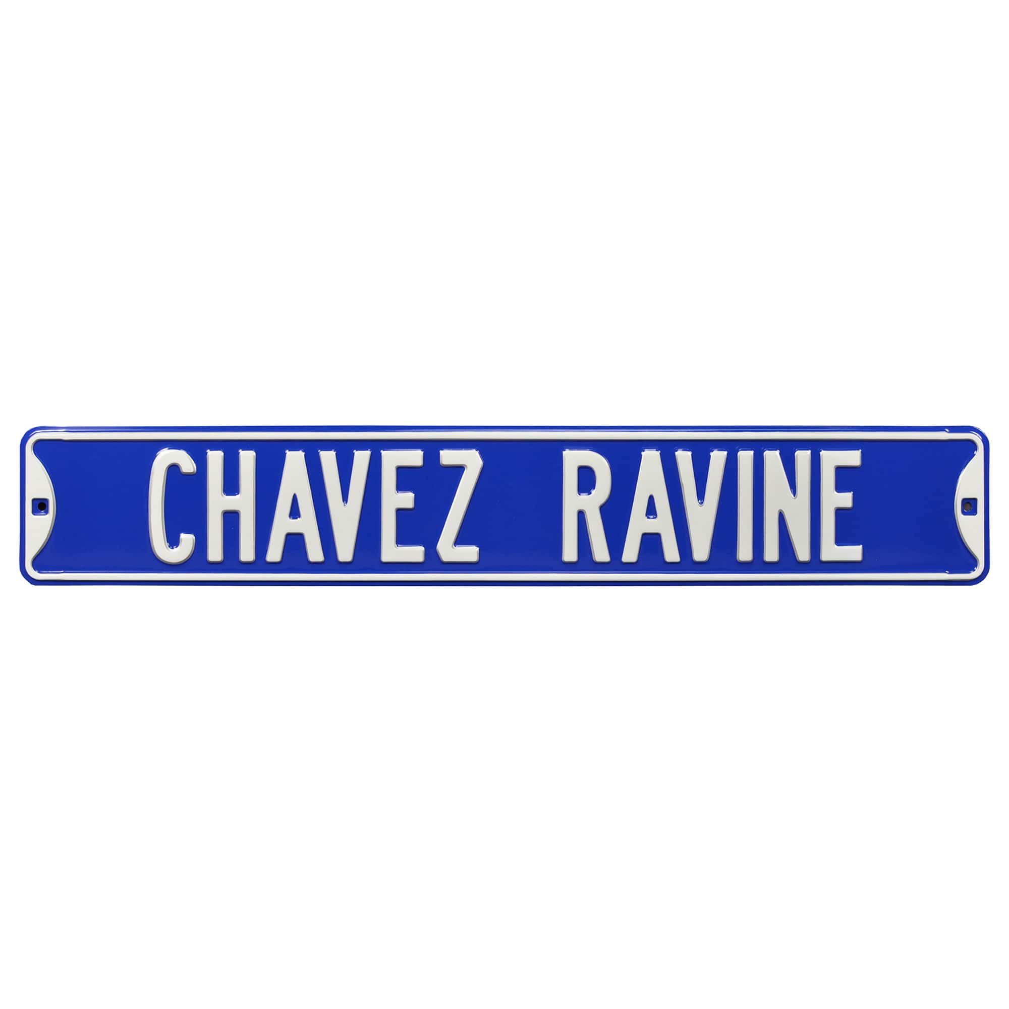 Authentic Street Signs - Los Angeles Dodgers 6'' x 36'' Steel Street Sign - Multicolor