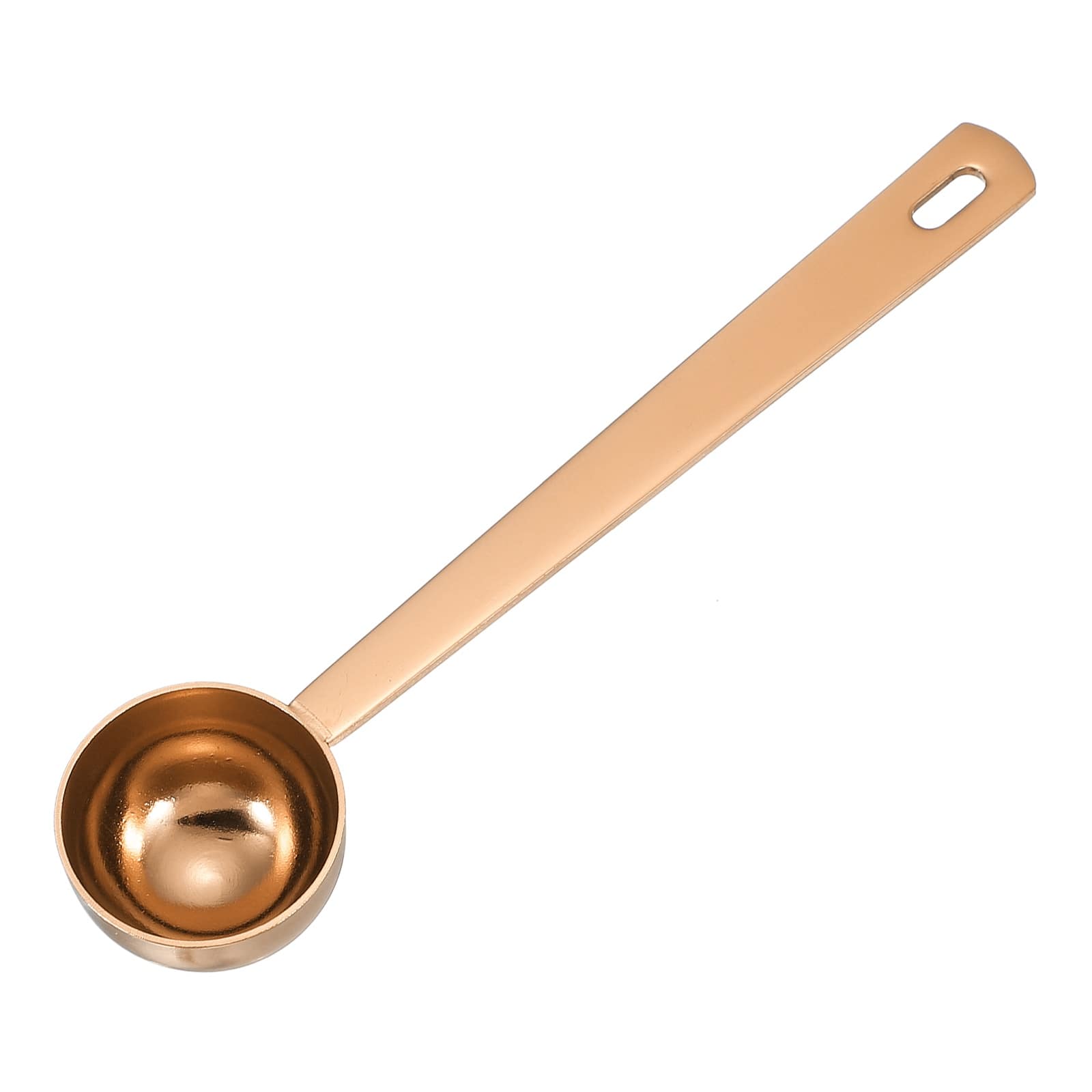 Unique Bargains - Measuring Spoon, 10ml Long Handle Table Scoop Teaspoon for Coffee Tea Sugar Cooking Baking - Rose Gold price history on PriceWatchPro