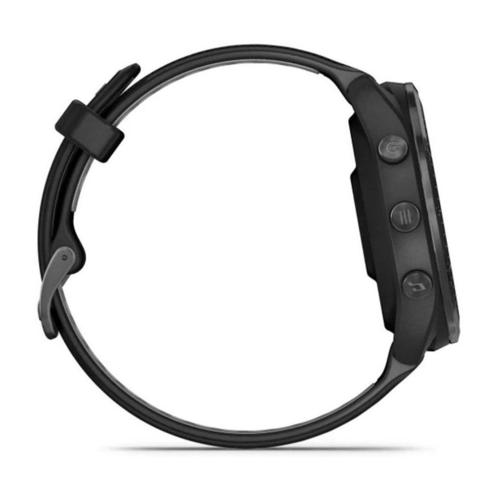 Angle. Garmin - Garmin Forerunner 965 GPS Running Smartwatch (Black) with Charger Stand Bundle - Black.