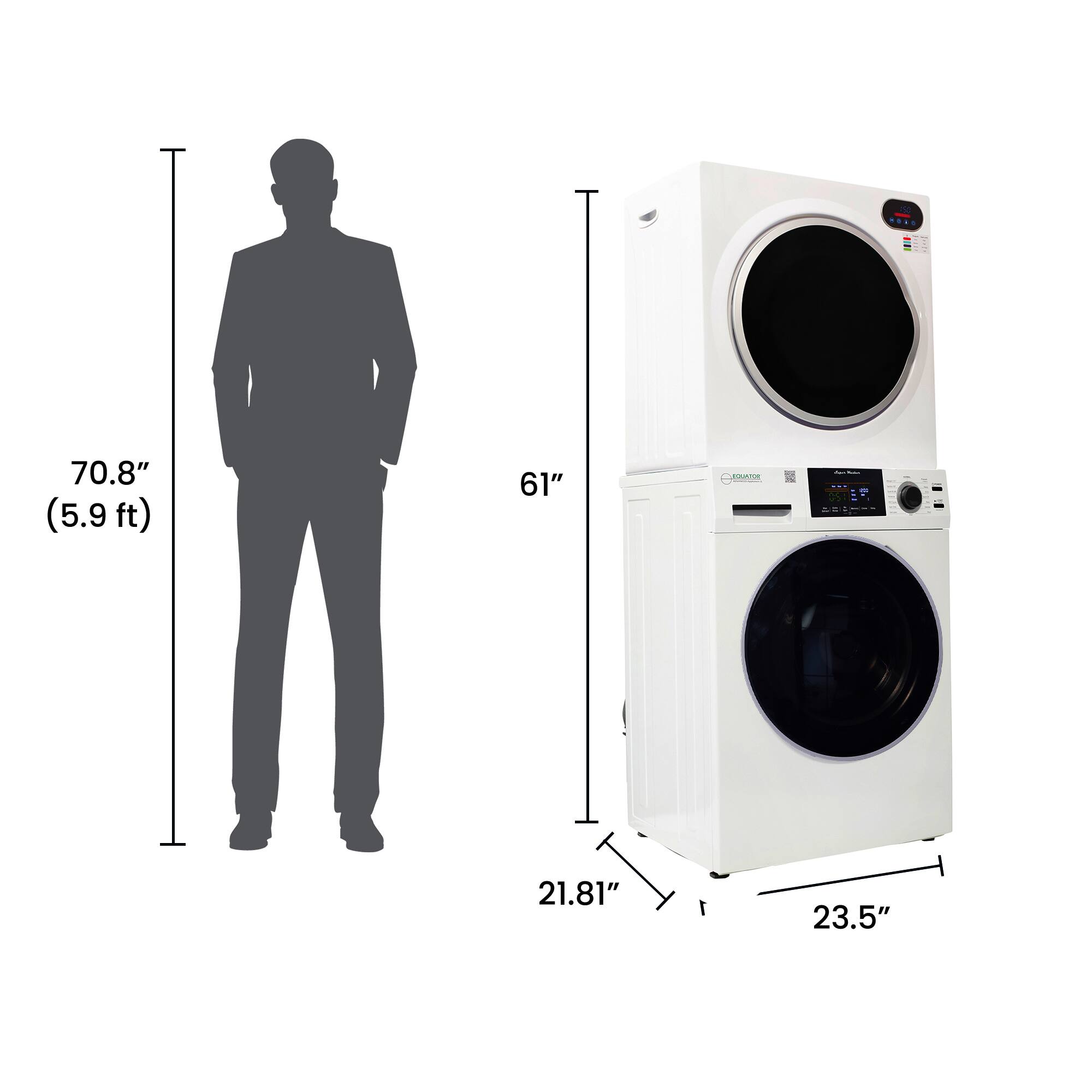 70.8" (5.9 ft)  
61"  
21.81"  
23.5"