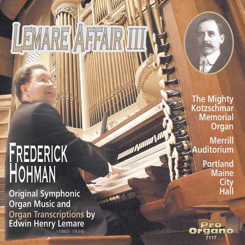 Frederic Hohman - Lemare Affair 3  - COMPACT DISCS