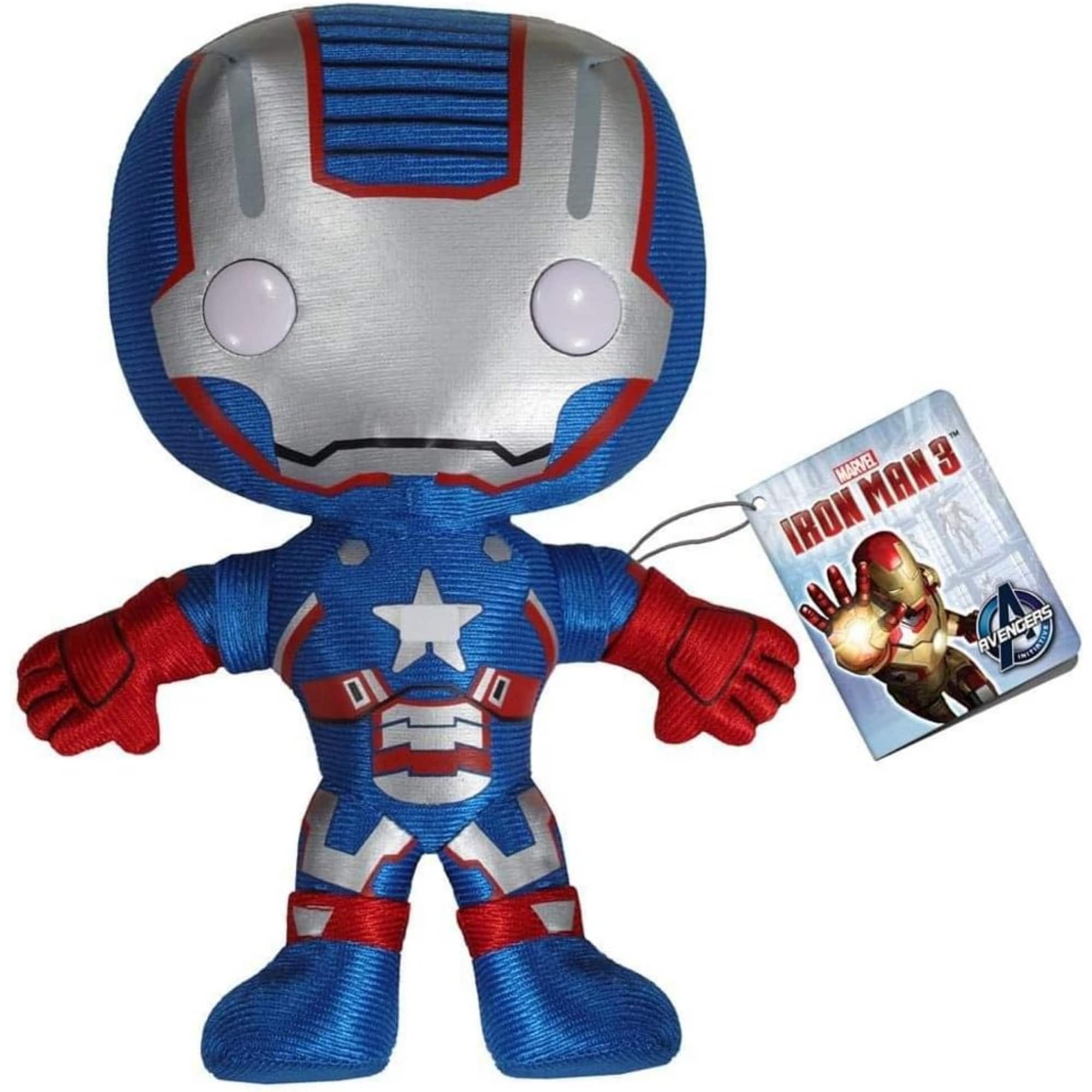 Funko - Iron Man 3 Movie Iron Patriot 7 Inches Plush - Blue