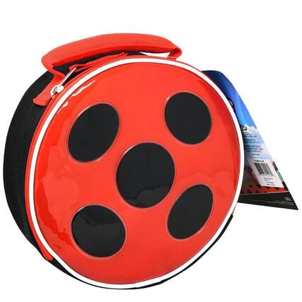 Front. Disney - United Pacific Designs RLDP: Miraculous Ladybug Round Lunch Bag, Small - Assorted Pre-Pack.