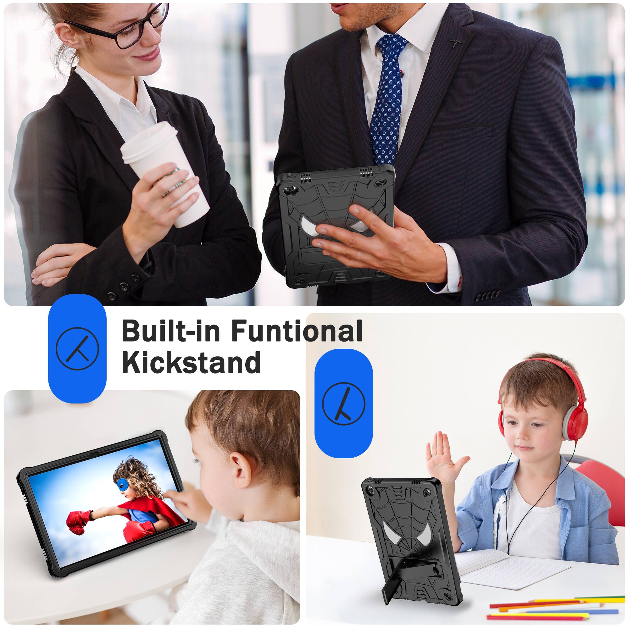 Built-in Functional Kickstand