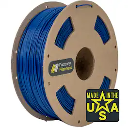 Factory Filament - 1. 75mm Cobalt PLA 3D Printer Filament, 1 KG Spool, Dimensional Accuracy +/-0.02 mm