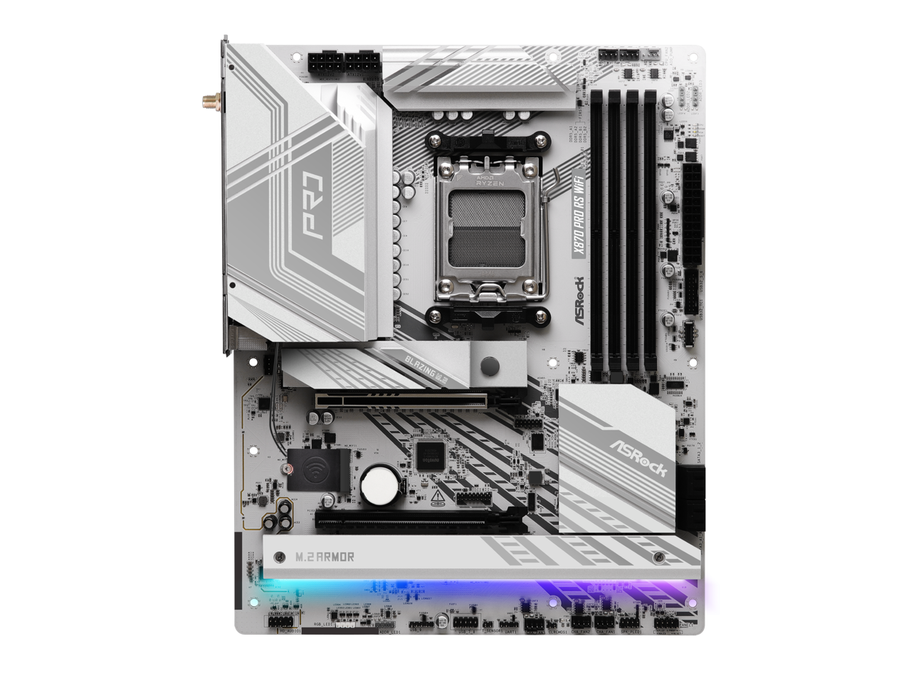 ASRock X870 PRO WiFi RS  
ASRock M.2 ARMOR