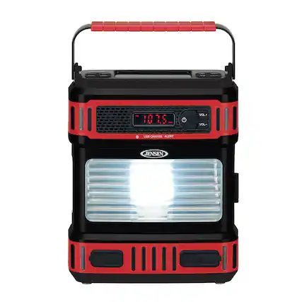 M 18 1.5 - VOL+ VOL- 1 Ld CHARGE ALERT JENSEN
107.5 FM
USB 4
CHARGE ALERT
JENSEN