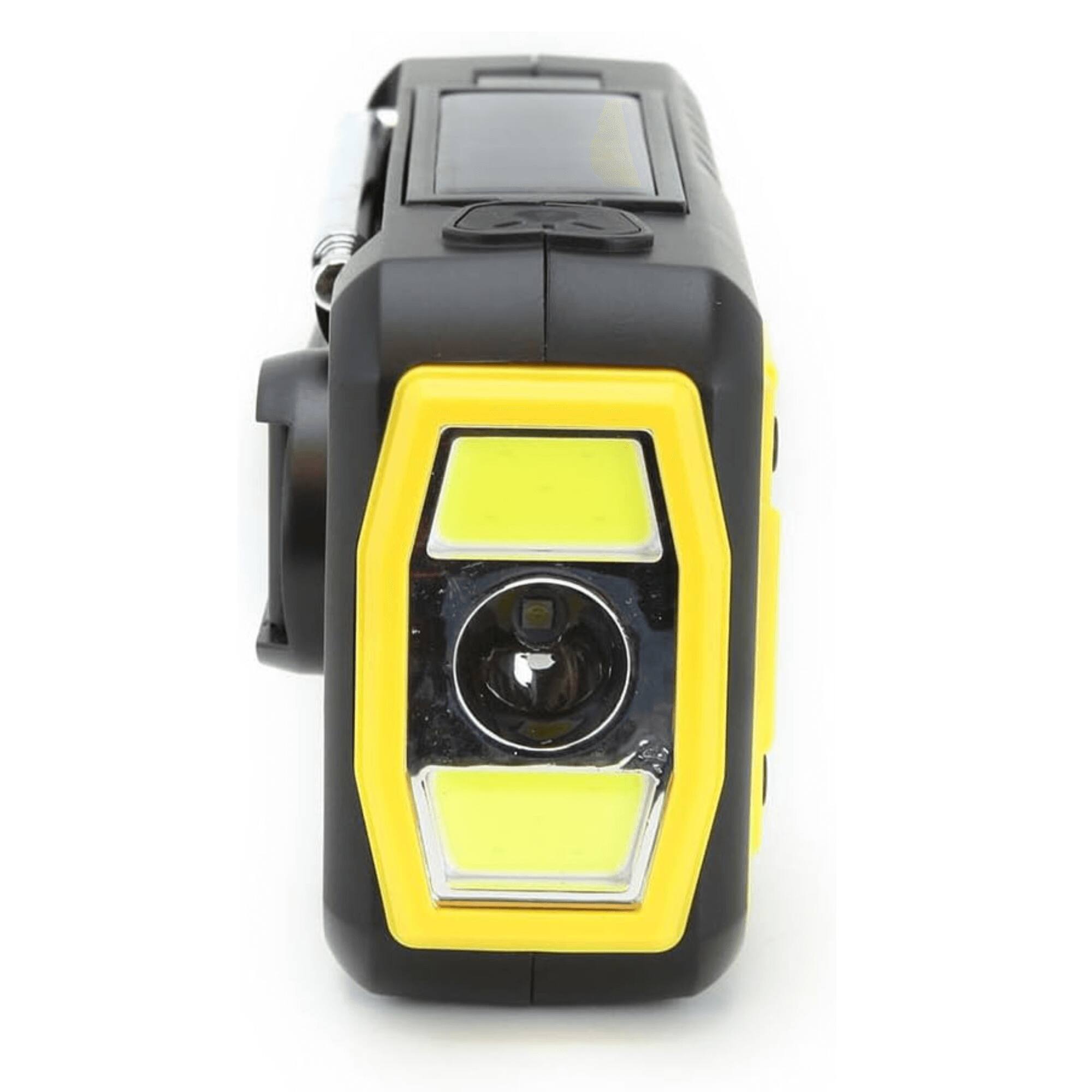 Left. Emerson - Emergency AM / FM Radio with Weather Band / Flashlight / Power Bank - Yellow.