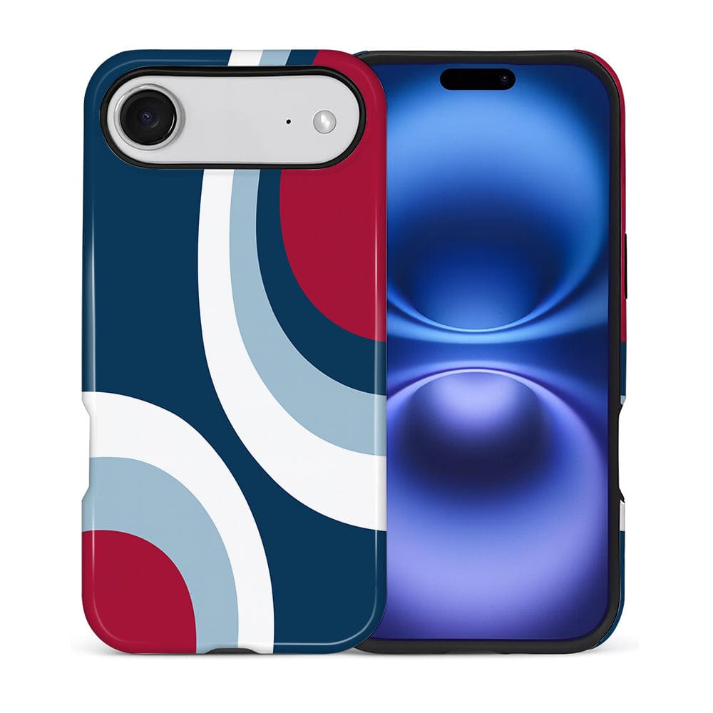 BUBM - Smartphone Case for iPhone - 2-Layer Durable Smartphone Protection Case - Modern Curve - Modern Curve for iPhone Air