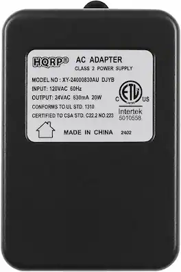 HQRP - 120V to 24V AC 20VA Transformer for Nest, Ecobee, Sensi, Honeywell Thermostat, Nest Doorbell, Ring Doorbell