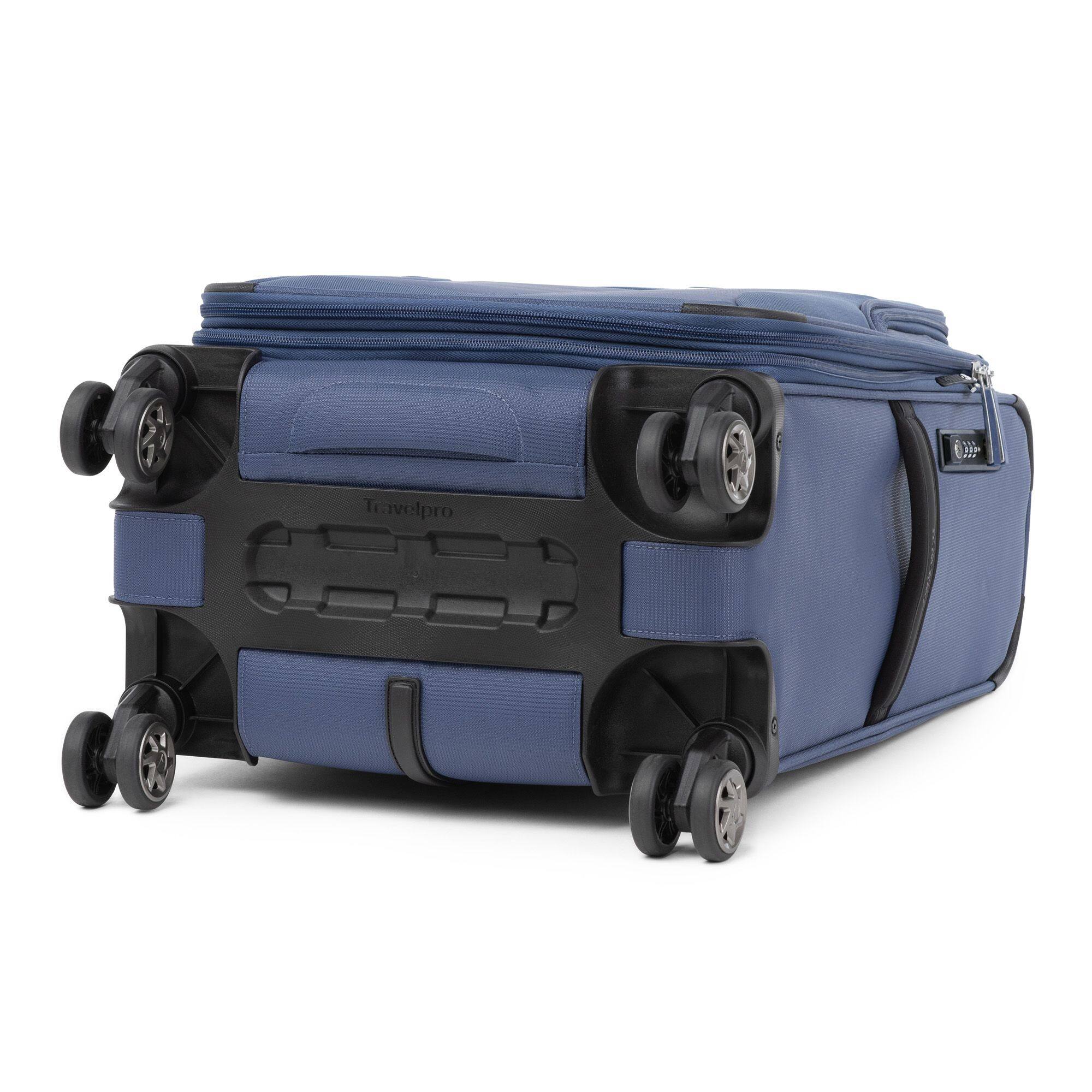 Alt View 1. Travelpro - Walkabout 6 Compact Softside 20" Carry On Spinner Luggage - Ocean Blue.