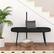 Alt View 14. Costway - 47" Upholstered Entryway Bench with Padded Seat & Heavy-duty Metal Frame - Black.