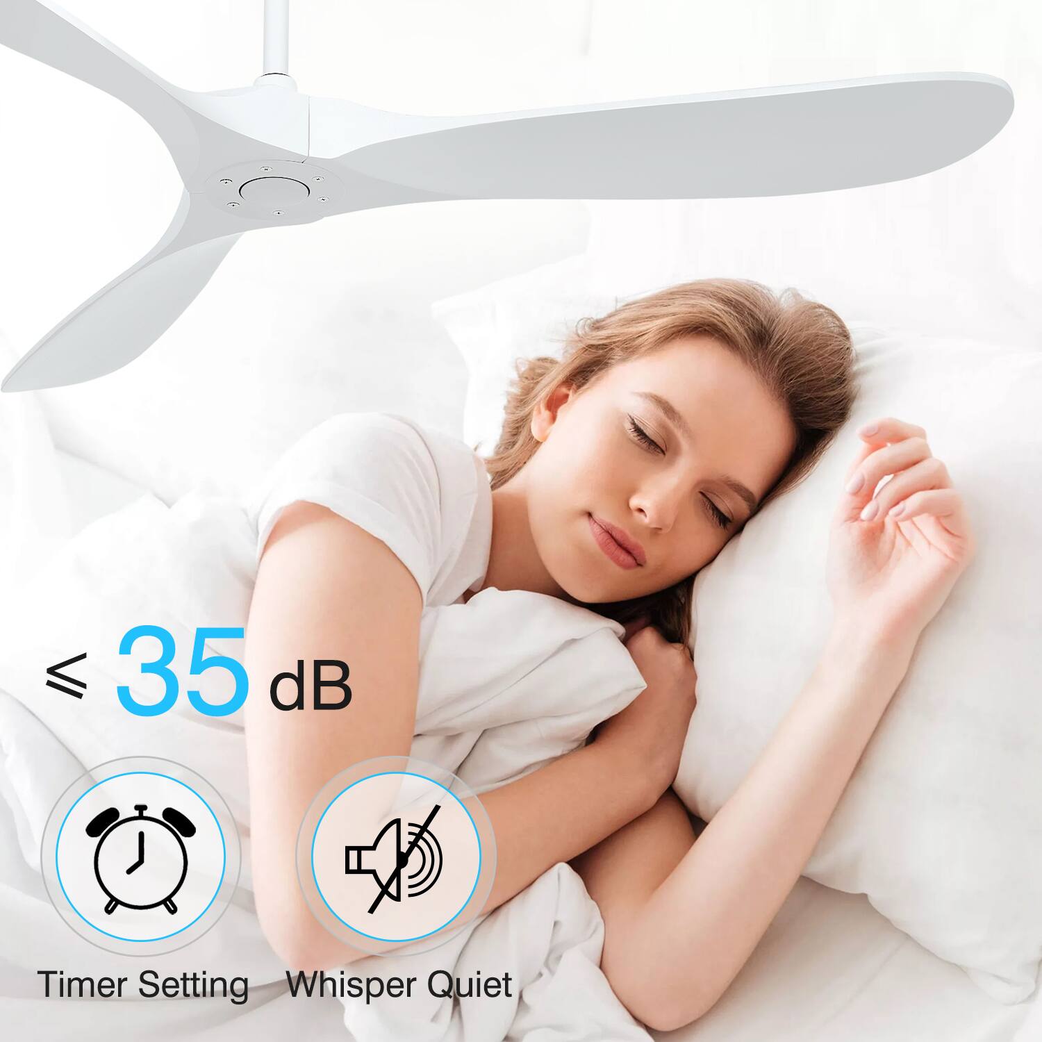 35 dB  
Timer Setting  
Whisper Quiet