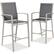 Front. Best Choice Products - Best Choice Products Outdoor Barstools Set of 2, Bar Height Patio Chairs w/ All-Weather Mesh - Taupe/Charcoal - Taupe/Charcoal.