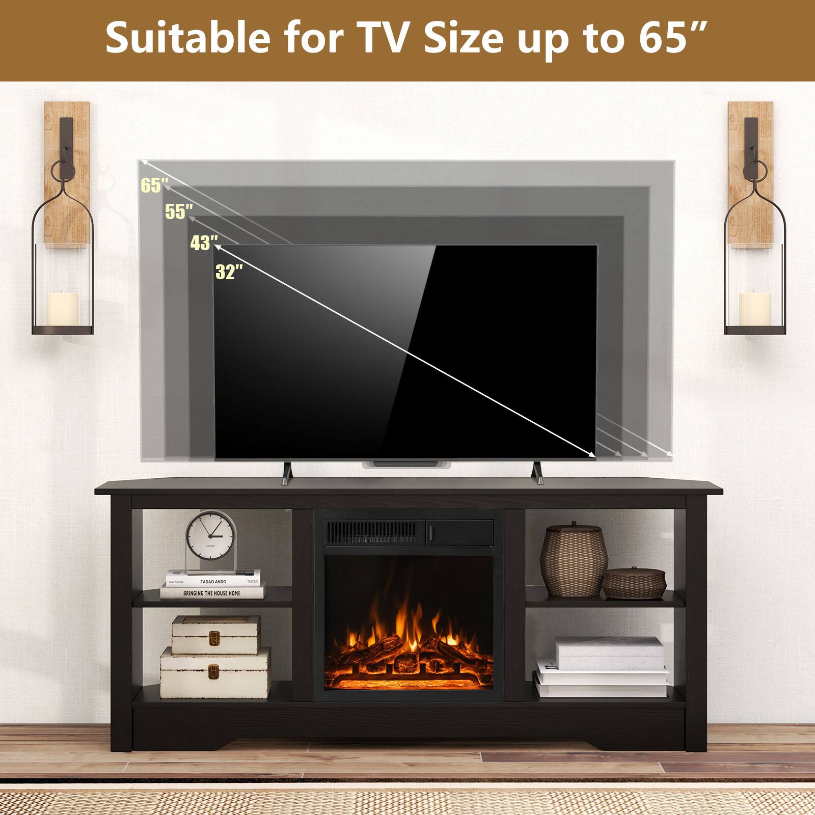 Suitable for TV Size up to 65"

65"
55"
43"
32"