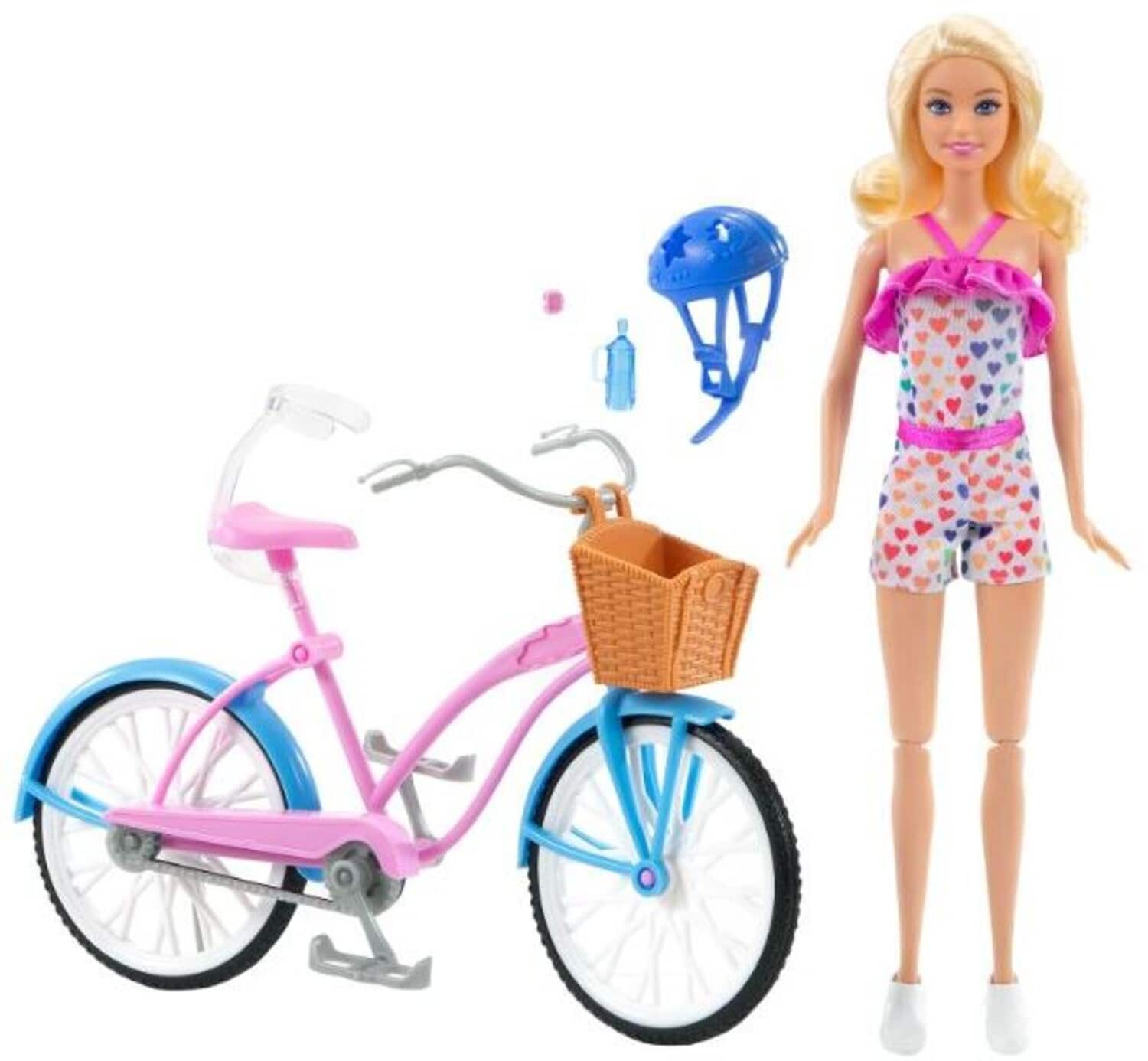 Mattel - Barbie Doll & Bike - COLLECTABLES - Multicolor