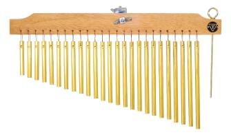 Front. Tycoon Percussion - 25 -Plated Aluminum Chimes, Includes Striker.