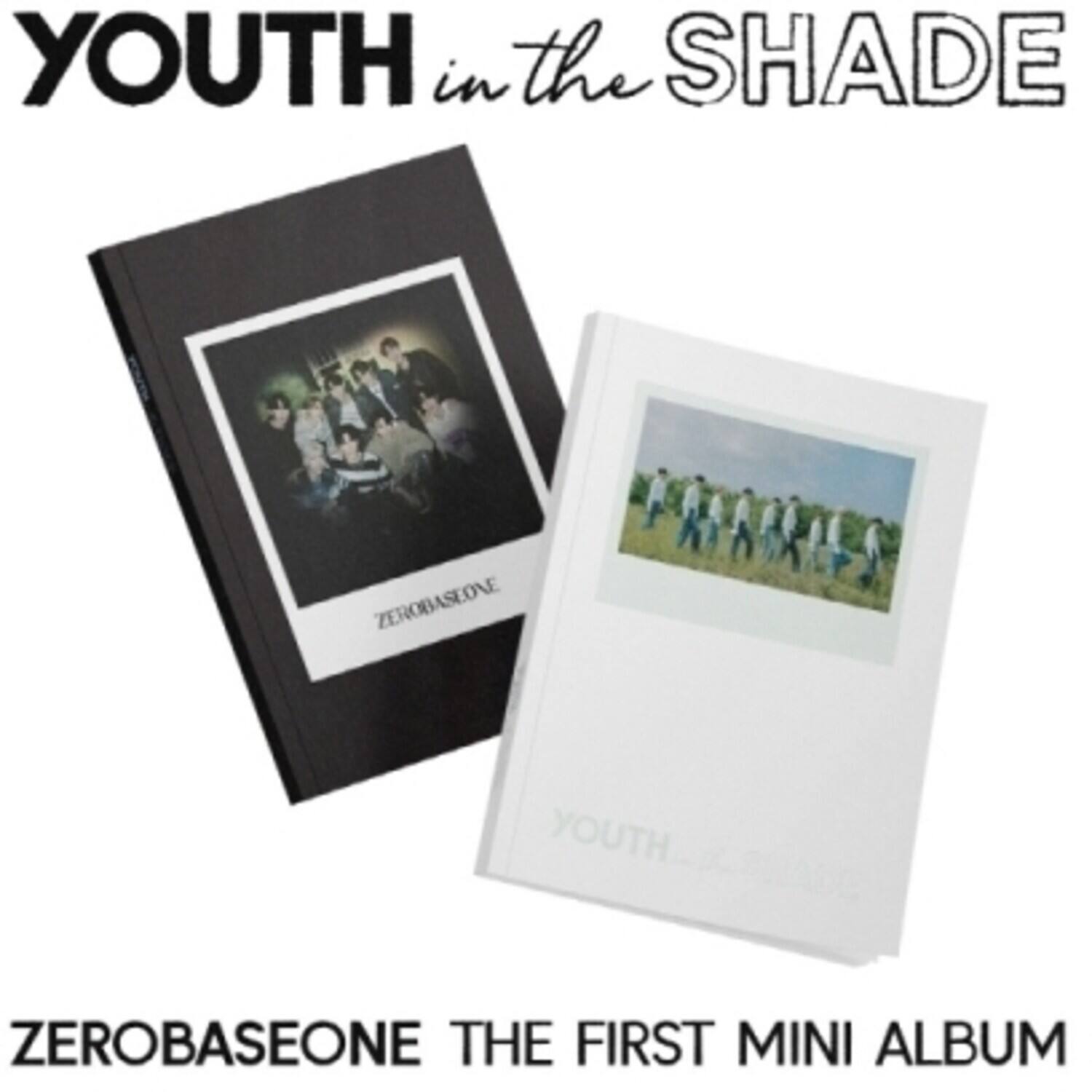 Zerobaseone - Youth In The Shade - Random Cover - incl. 112pg Artbook, Selfie Photocards, Photo - COMPACT DISCS [CD]